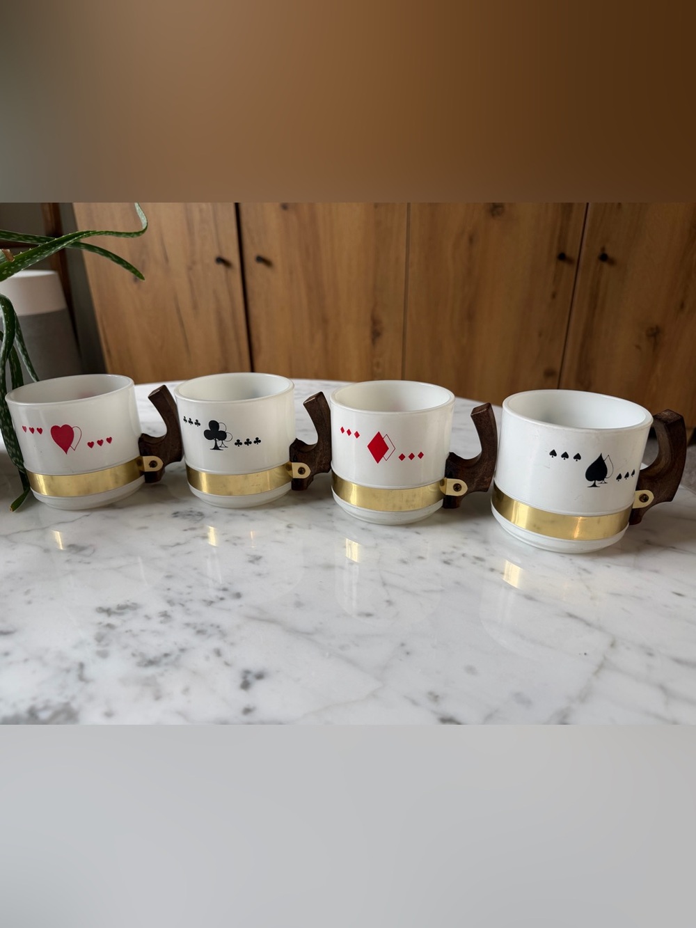 Siesta Ware Set of 4 Poker Mugs